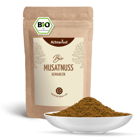 Muskatnuss gemahlen Bio (100g)