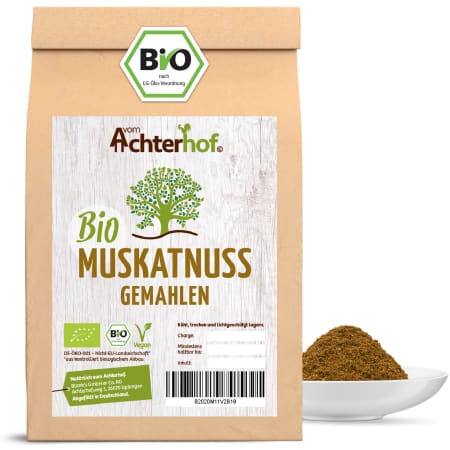 Muskatnuss gemahlen Bio (100g)