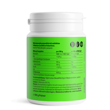Natural D-Mannose Pulver (100g)