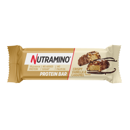 Nutramino Protein Bar - 12x55g - Crispy Vanilla & Caramel
