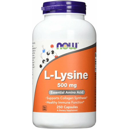L-Lysine 500mg (250 capsules)