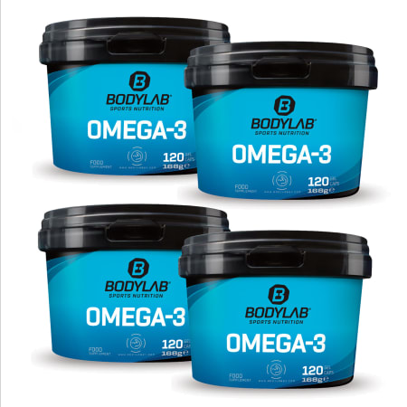 4 x Omega-3 (4x120 capsules)