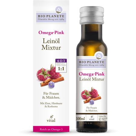 Omega Pink Leinölmixtur bio (100ml)
