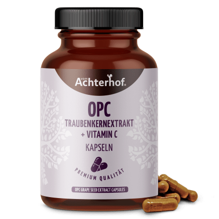 OPC Traubenkernextrakt + Vitamin C Kapseln (200 Kapseln)