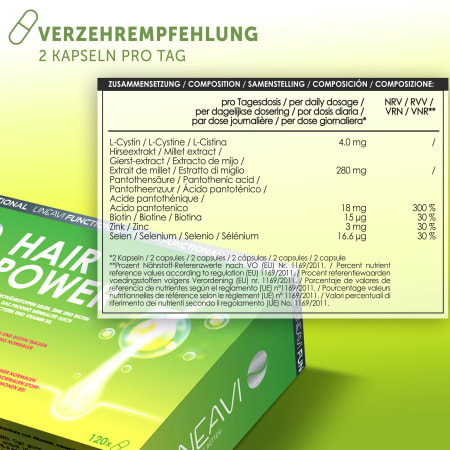 LINEAVI Haarkraft 4-Monatspackung (2x120 Kapseln)