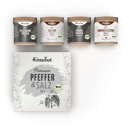 Premium Pfeffer und Salz Set Bio