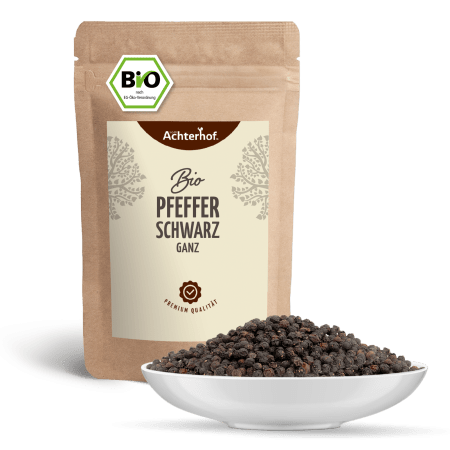 Pfeffer schwarz ganz Bio (250g)