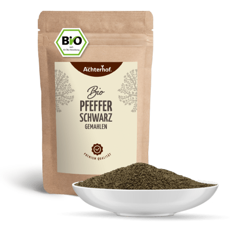 Pfeffer schwarz gemahlen Bio (100g)