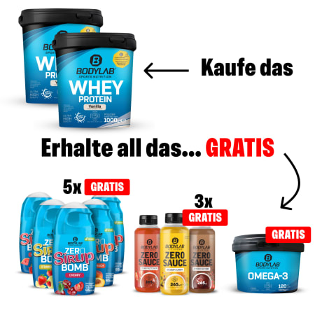 SECRET FLASHDEAL: 5Für2 Smart Diet-Powerpack mit Gratis Zero Saucen + Zero Sirup Bomb Mix + Omega-3