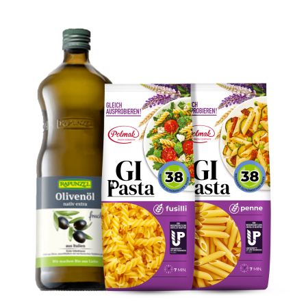 GI Pasta 38 Mix + Olivenöl (1000ml)