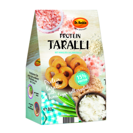Protein Taralli mit Himalaya-Salzkristalle (80g)