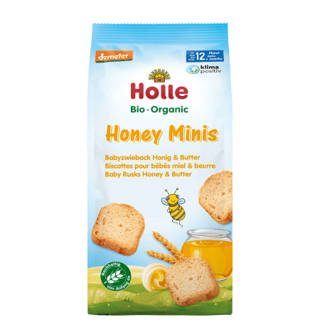 Bio-Honey Minis Babyzwieback Honig & Butter, ab dem 12. Monat (100g)