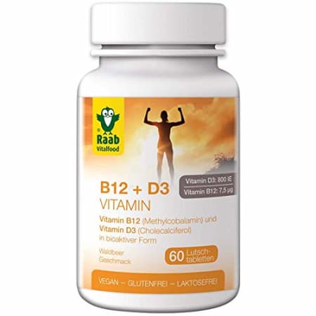 Vitamine B12 + D3 (60 Tabletten)