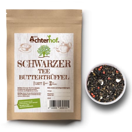 Schwarzer Tee Buttertrüffel (100g)