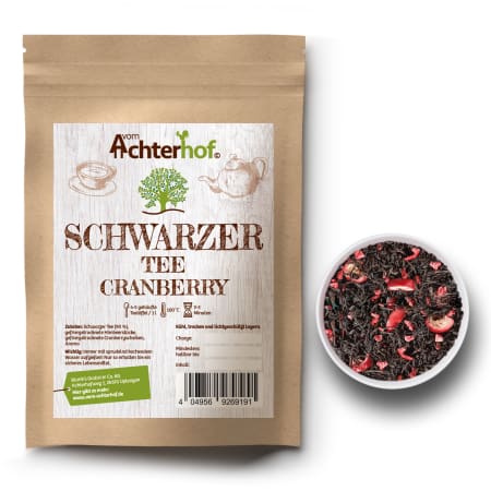 Schwarzer Tee Cranberry (100g)