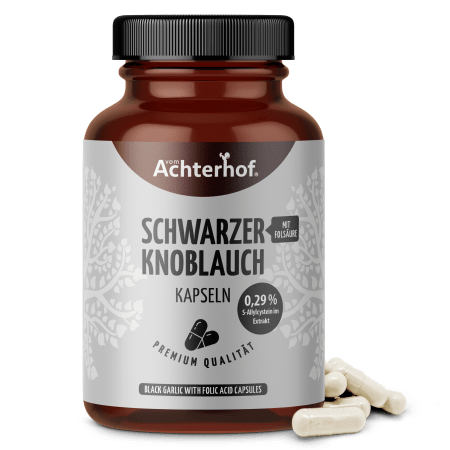 Herz Gefäß Komplex Kapseln mit schwarzem Knoblauch (120 Kapseln)