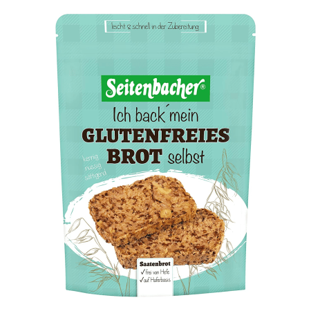 Glutenfreie Brot-Backmischung Saatenbrot (500g)