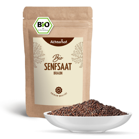 Senfsaat braun ganz Bio (1000g)