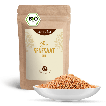 Senfsaat gelb ganz Bio (1000g)