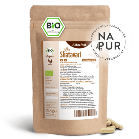 Shatavari Kapseln Bio Nachfüllpack (400 Kapseln)