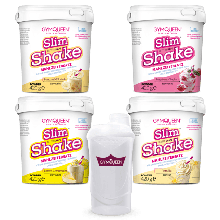 4 x Slim Shake + Shaker gratis