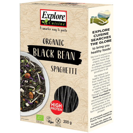 Spaghetti schwarze Bohnen bio (200g)