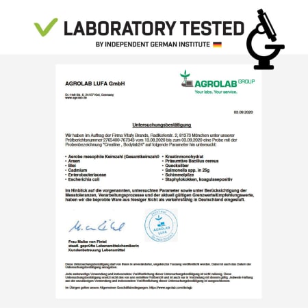 SECRET FLASHDEAL 4für1: Whey + GRATIS Creatine, Zero Sirup und Whey Probe