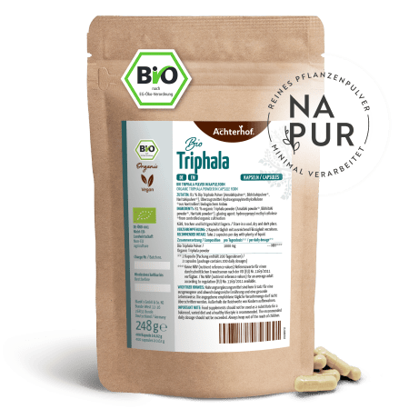 Triphala Kapseln Bio Nachfüllpack (400 Kapseln)