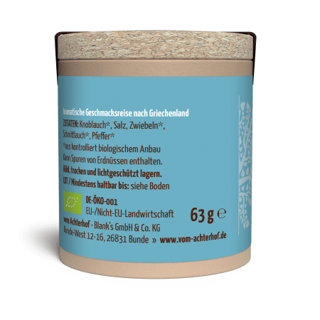 Tzatziki Dip Gewürzzubereitung Bio (63g)