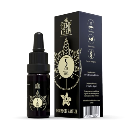CBD Öl 5% - Bourbon Vanille (10ml)