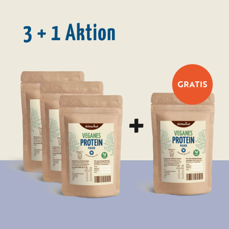 Veganes Protein: 3+1 Aktion 