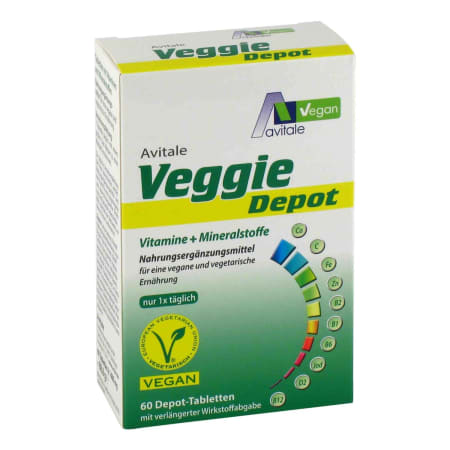 Veggie Depot Vitamine + Mineralstoffe (60 Tabletten)