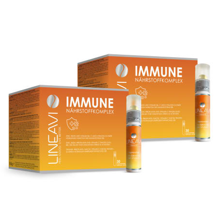 LINEAVI Immun 2-Monatspackung (2x30x25ml Trinkfläschchen + 2x30 Omega 3 Kapseln)