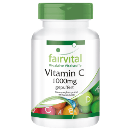 Gepuffertes Vitamin C 1000mg (400 Kapseln)