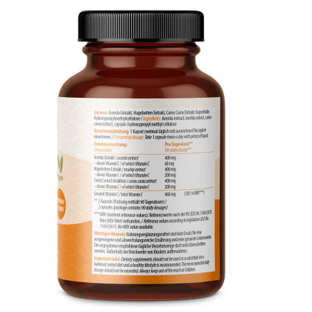 Vitamin C Kapseln (180 Kapseln)