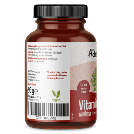 Vitamin C und Zink Kapseln (120 Kapseln)
