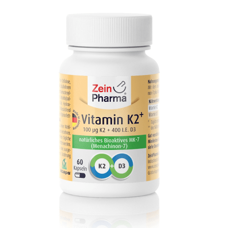 Vitamin K2 MK-7 100µg + Vitamin D3 400 I.E. (60 Kapseln)