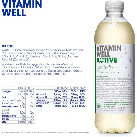 Vitamin Well Active Drink (500ml)