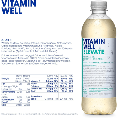 Vitamin Well Elevate Drink (500ml)