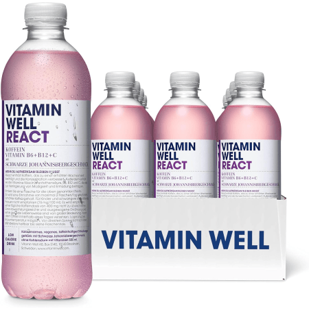 Vitamin Well React Drink (12x500ml)