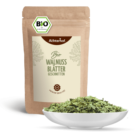 Walnussblätter geschnitten Bio (500g)
