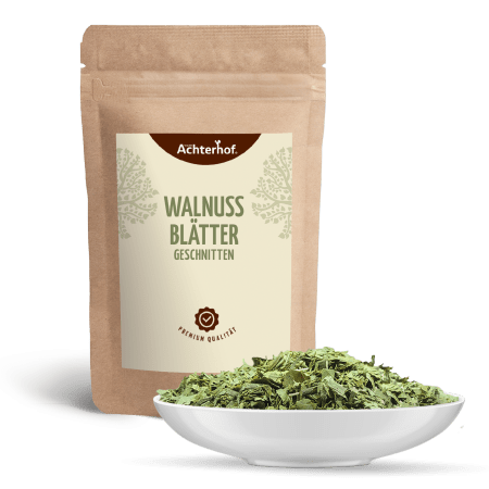 Walnussblätter geschnitten (500g)