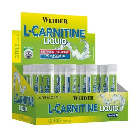 L-Carnitine Liquid 1.800 mg (20x25ml)