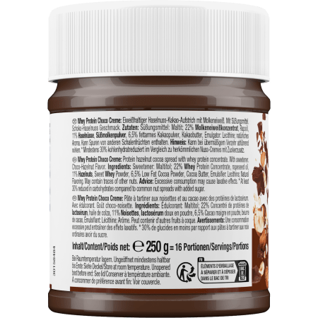 Whey Protein Choco Creme Chocolate Hazelnut (250g)