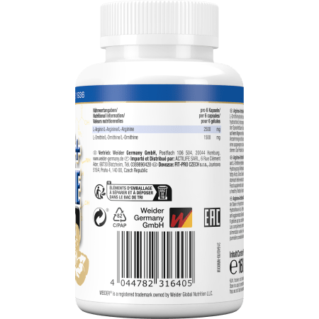 Arginine + Ornithine 4.000 (180 caps)