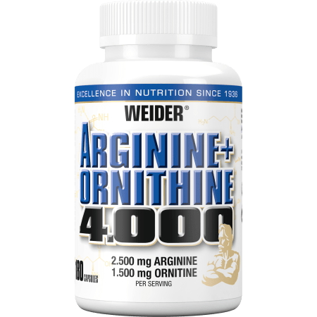 Arginine + Ornithine 4.000 (180 caps)