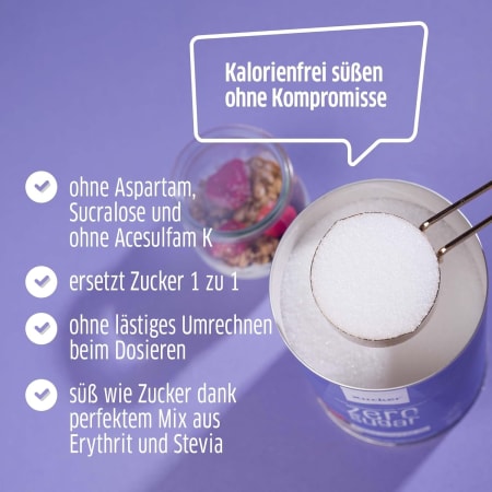 Xucker Zero Sugar Erythrit und Stevia (700g)