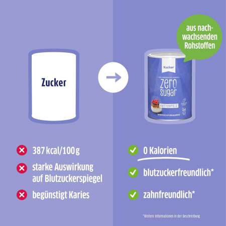 Xucker Zero Sugar Erythrit und Stevia (700g)
