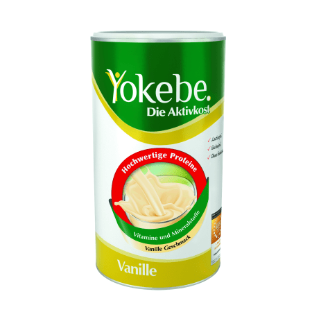 Yokebe Aktivkost Vanille Pulver Lactosefrei (500g)