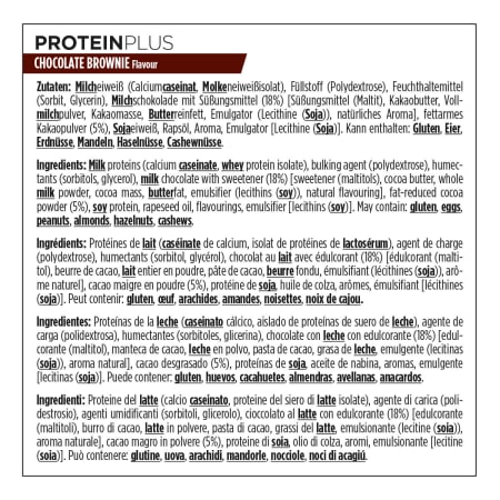 Protein+ Low in Sugars - 16x35g - Chocolate Brownie